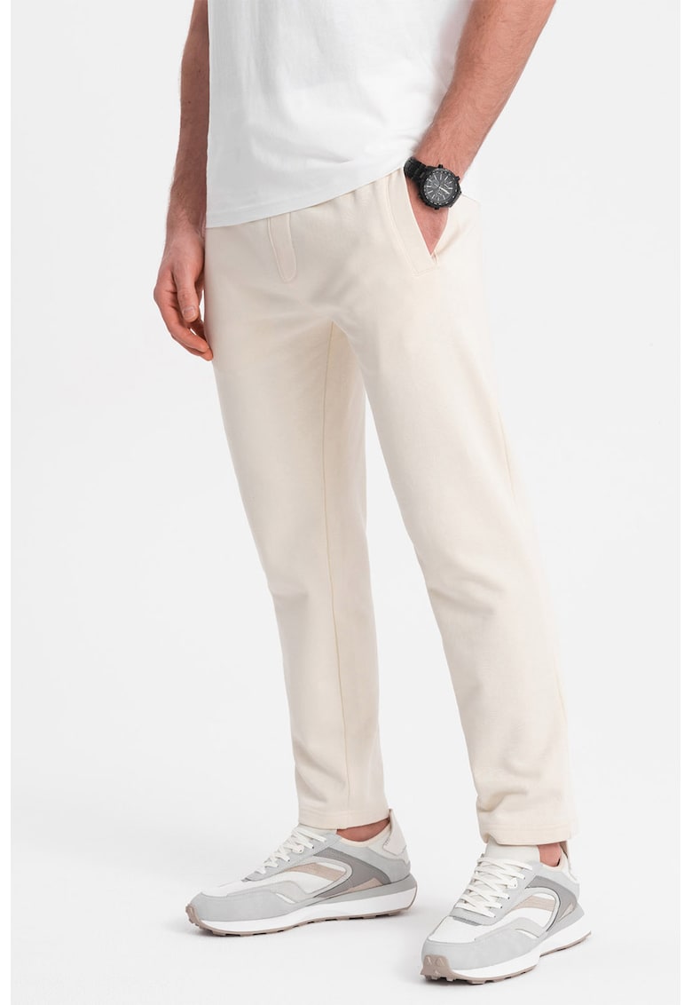 Pantaloni de trening slim fit cu buzunare laterale