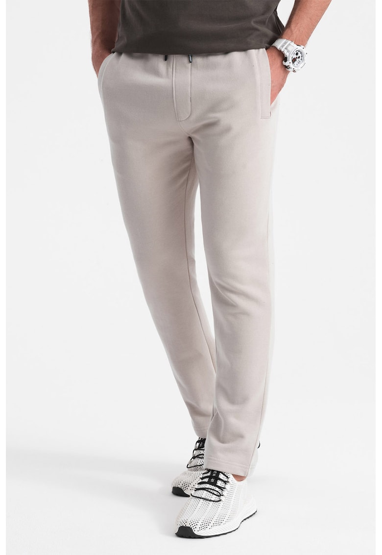 Pantaloni de trening slim fit cu buzunare laterale