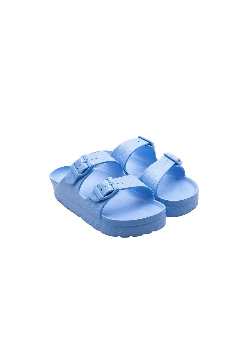 Papuci dama - Sintetic - Albastru -