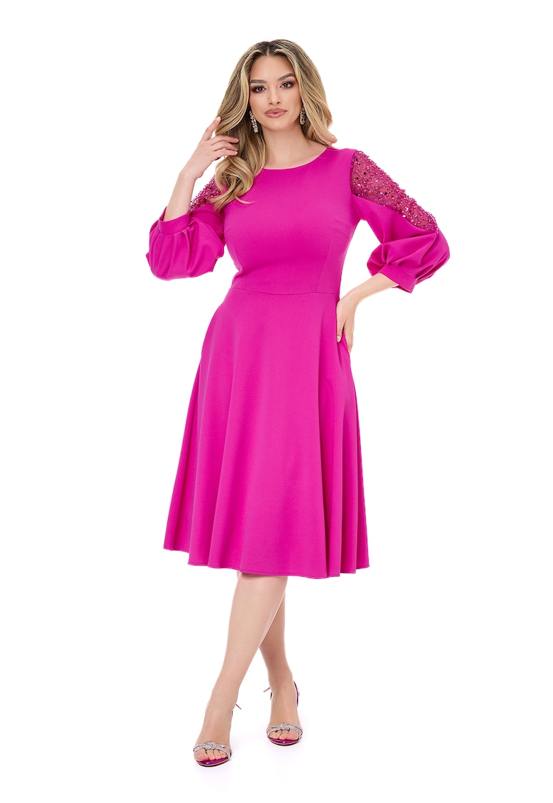 Rochie midi evazata Ambra