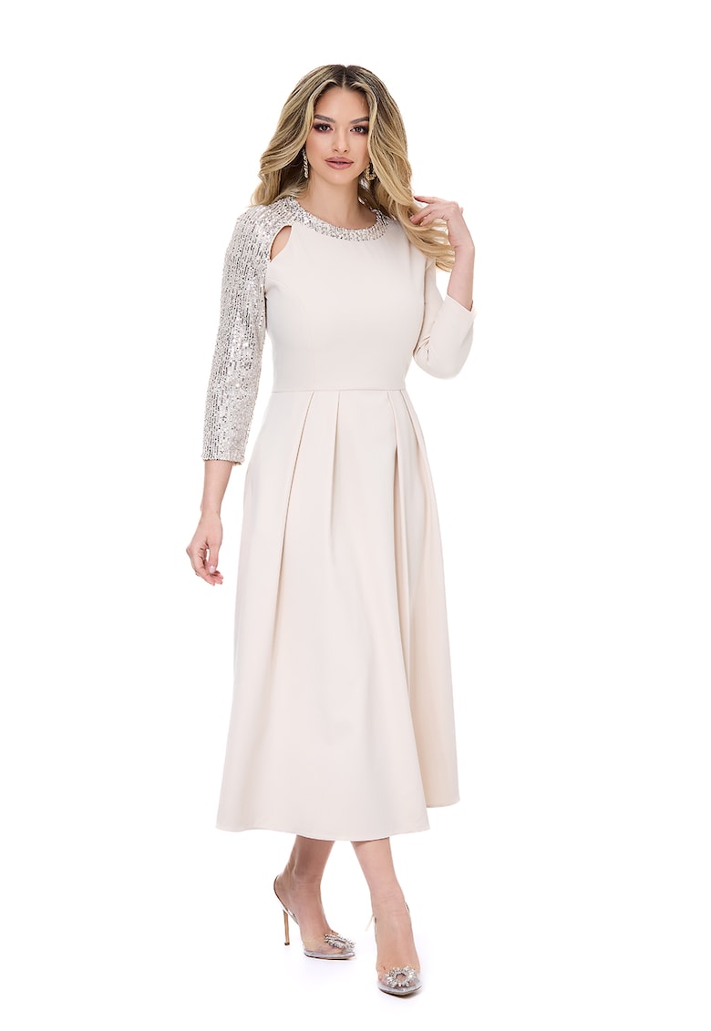 Rochie midi evazata