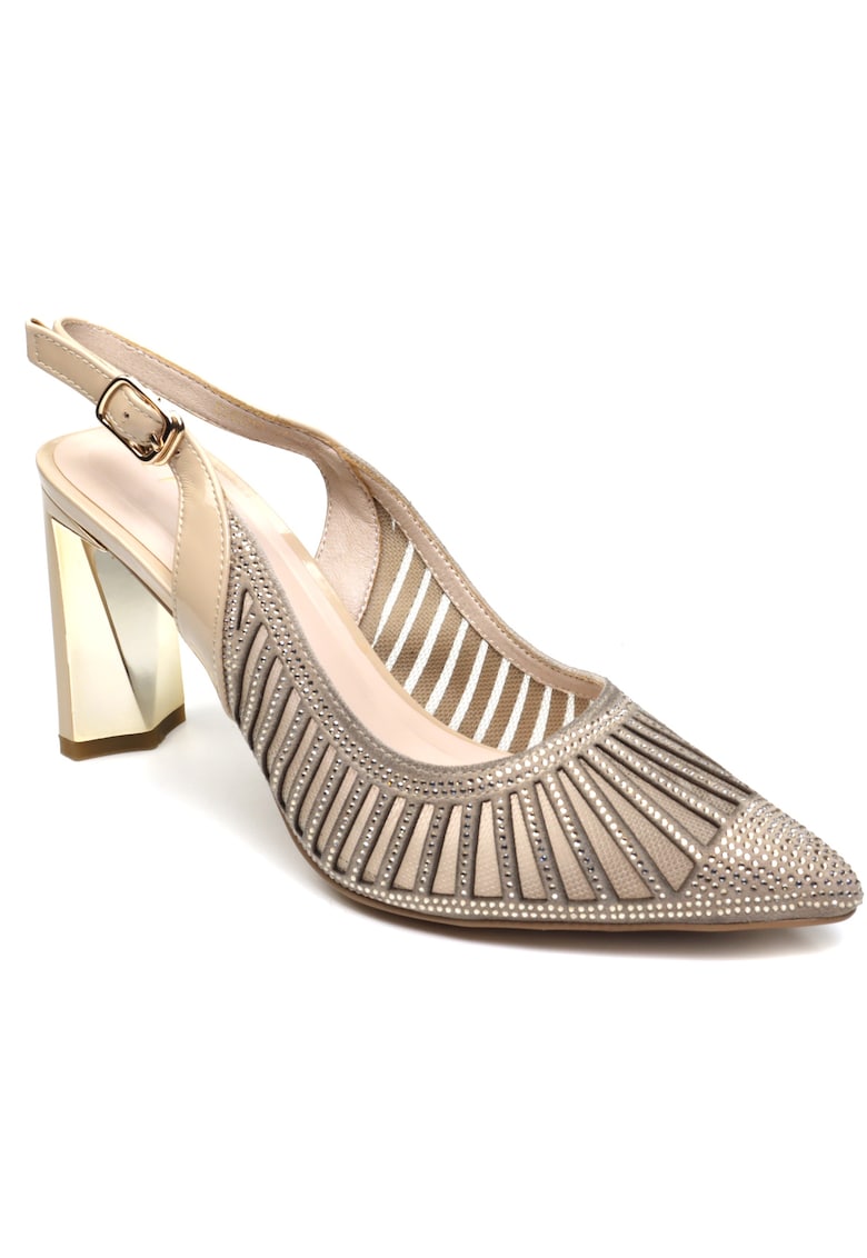Pantofi dama decupati K3K340013 03 Z bej caleidoscop