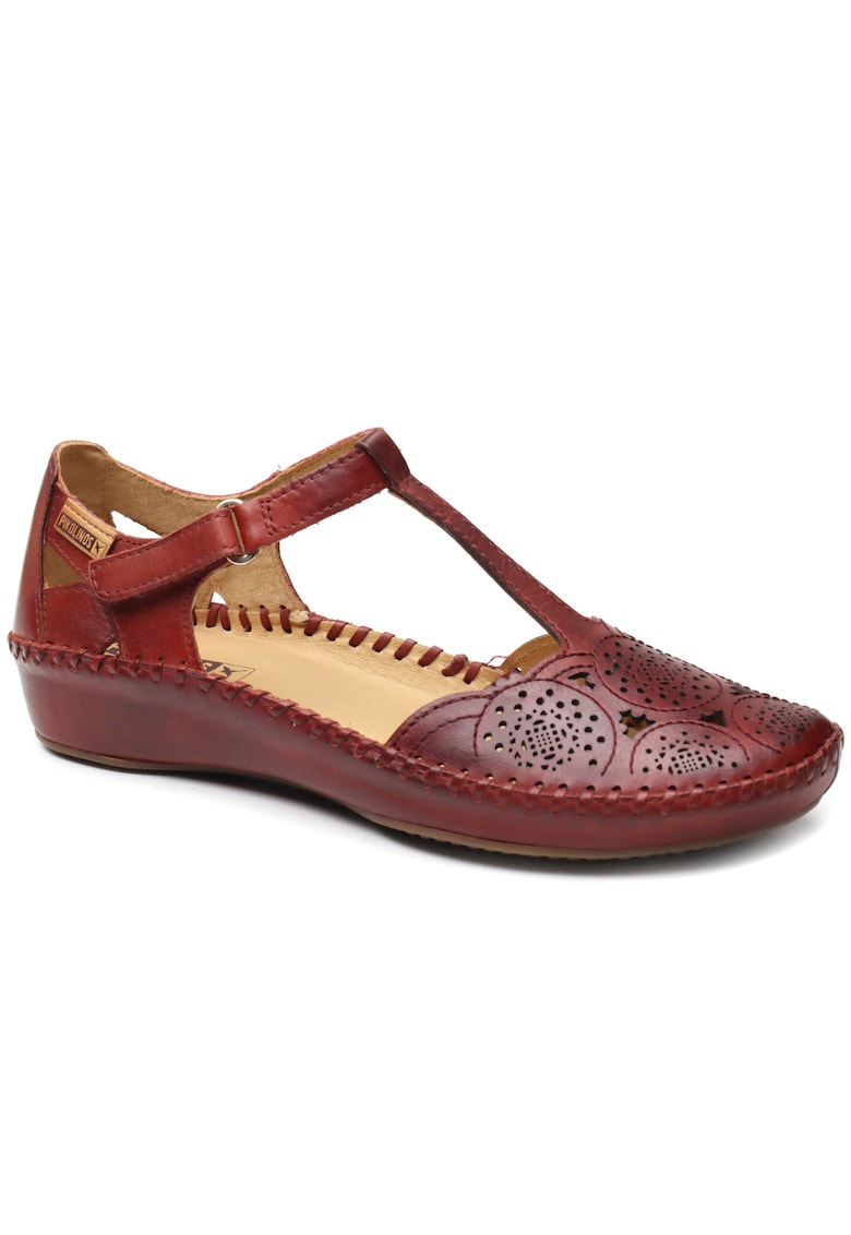 Pantofi dama decupati 655 0734 bordo