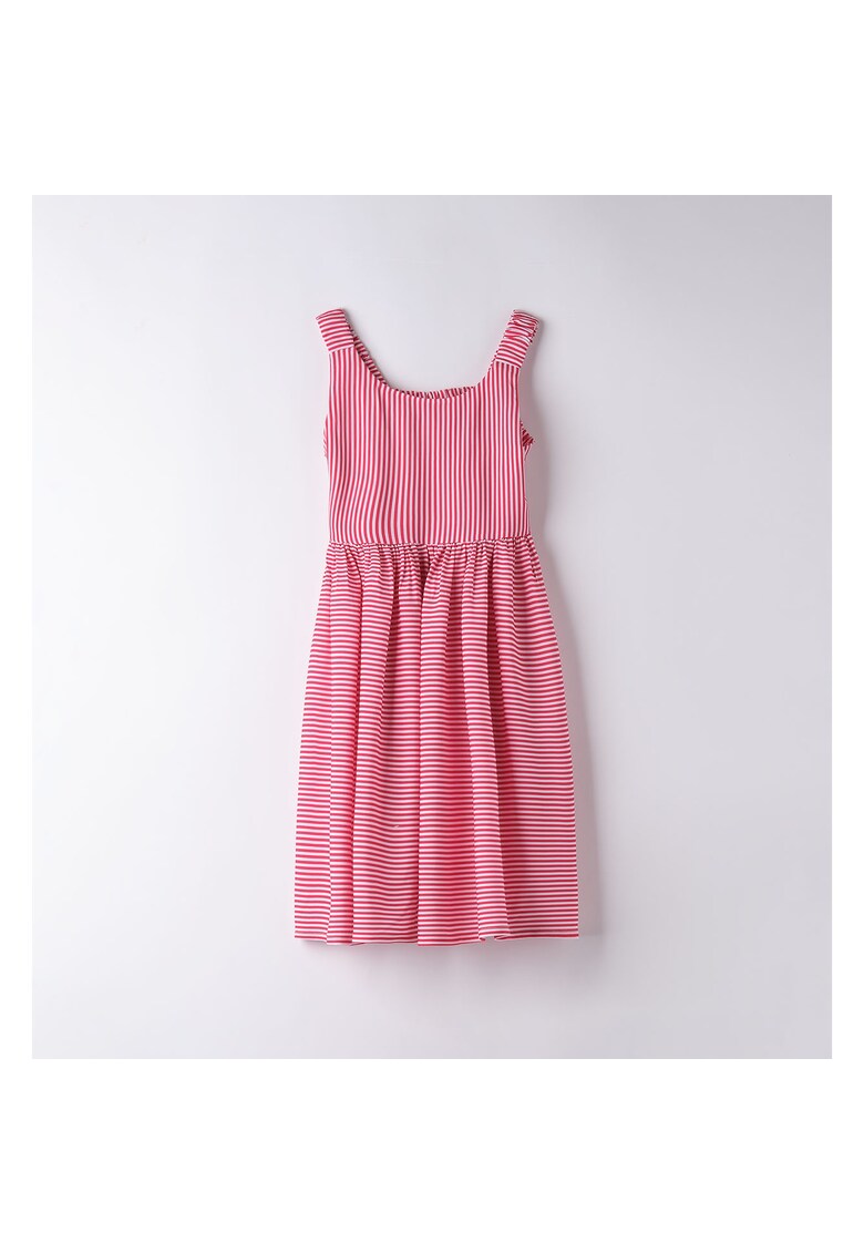 Rochie cu model in dungi pentru fete - 4.8885 - Rosu
