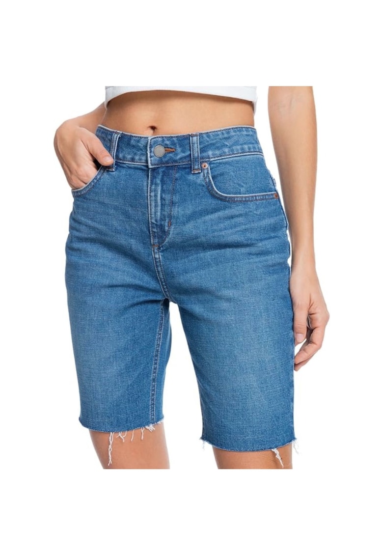 Blugi scurti dama Bumbac/Elastan - Albastru