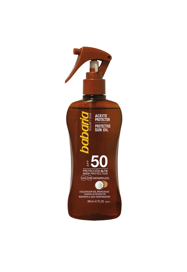 Ulei protectie solara SPF50 & accelerator bronzare tip spray - Cocos - 200 ml
