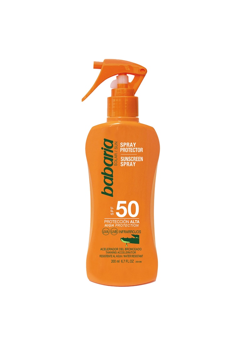 Spray protectie solara SPF50 & accelerator bronzare - 200 ml
