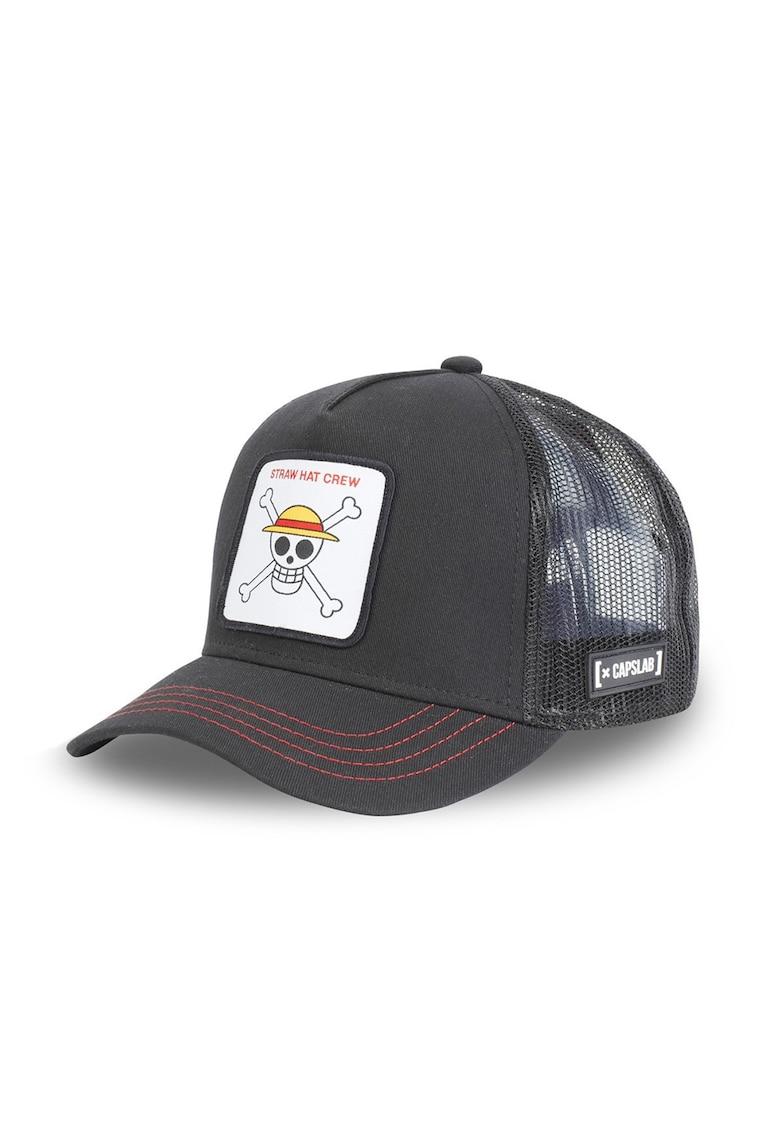 Capslab Sapca barbati Straw Hat Crew - Bumbac/Poliester - Negru - Ajustabila