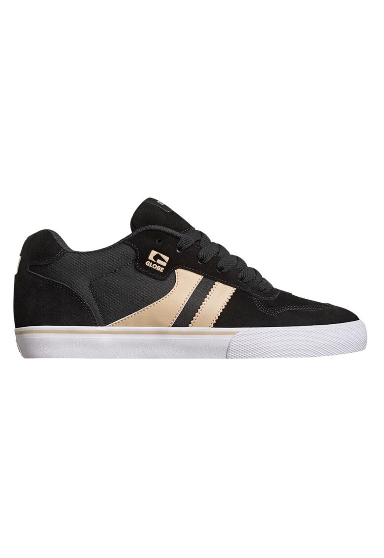 Pantofi barbati - Piele intoarsa/Microfibra - Negru - Negru