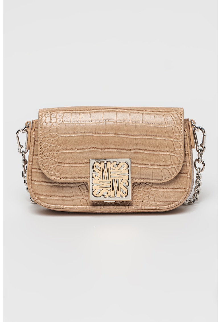 Geanta crossbody din piele ecologica cu aspect de piele de crocodil Blilah