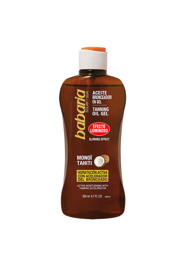 Ulei accelerator pentru bronzare tip gel - cu efect de stralucire - 200 ml