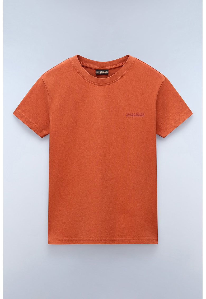 Tricou din bumbac cu imprimeu logo Blanche - Portocaliu