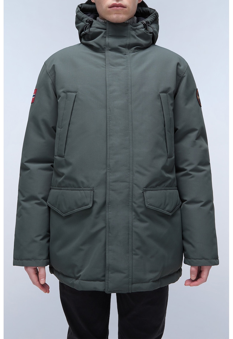 Jacheta lunga cu vatelina din material rezistent la apa Cornier