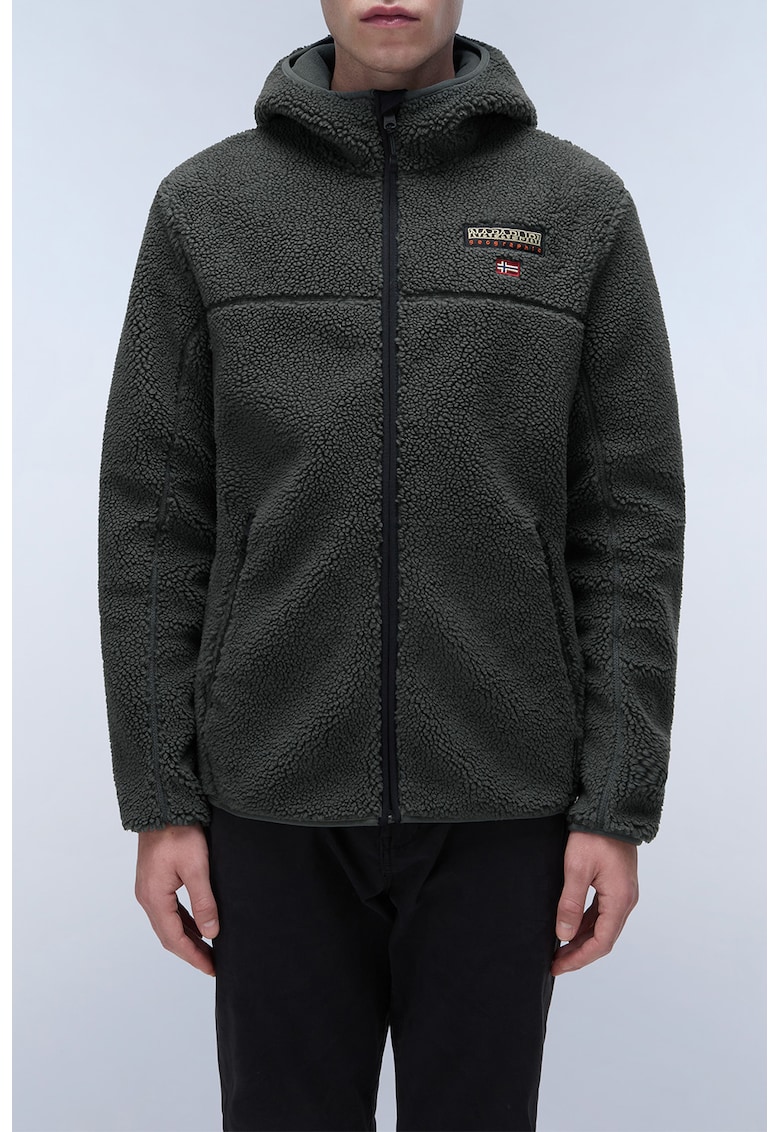 Hanorac din fleece cu fermoar