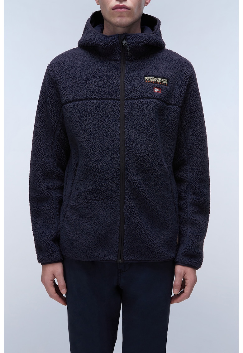 Hanorac din fleece cu fermoar