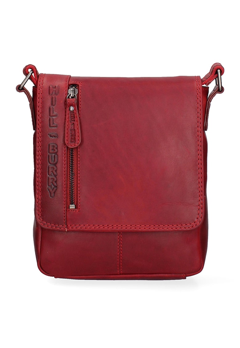 Geanta crossbody de piele - Rosu