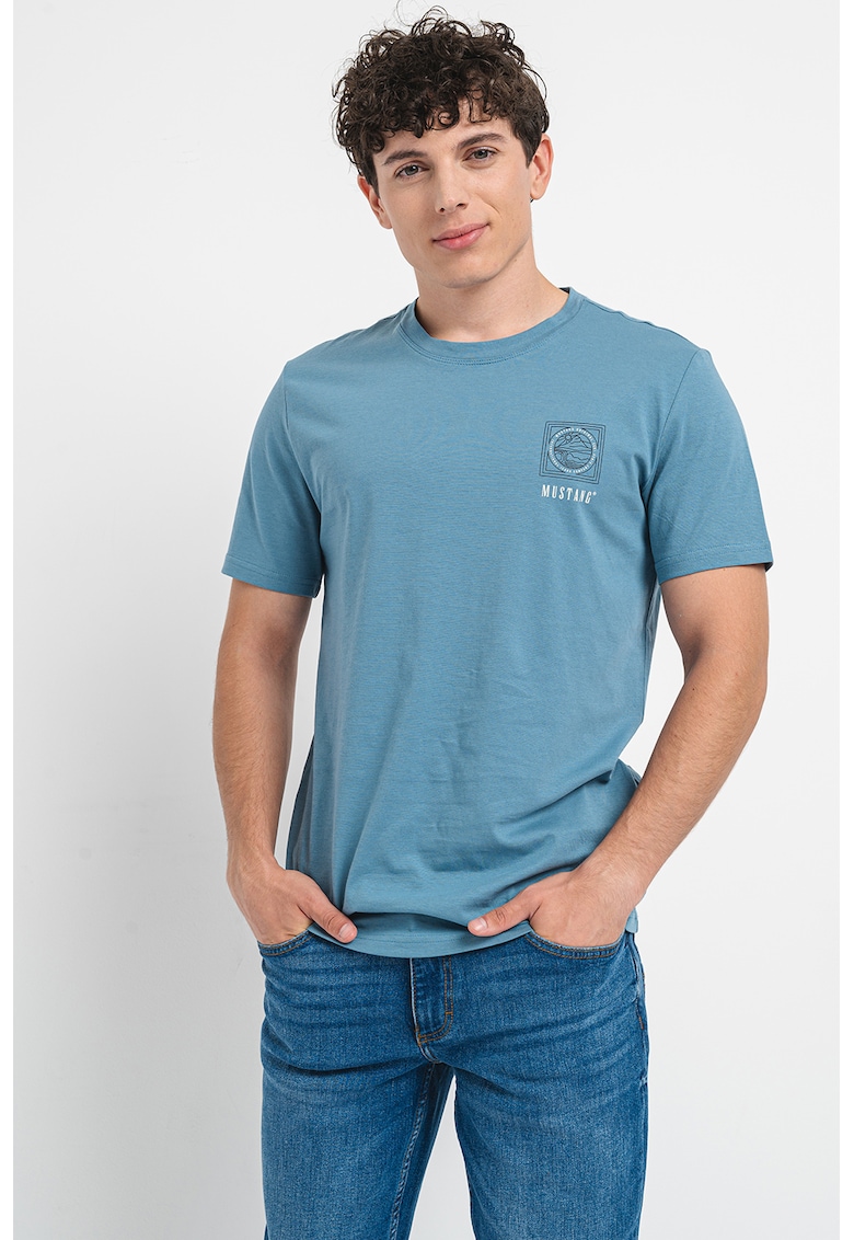 Tricou de bumbac cu logo