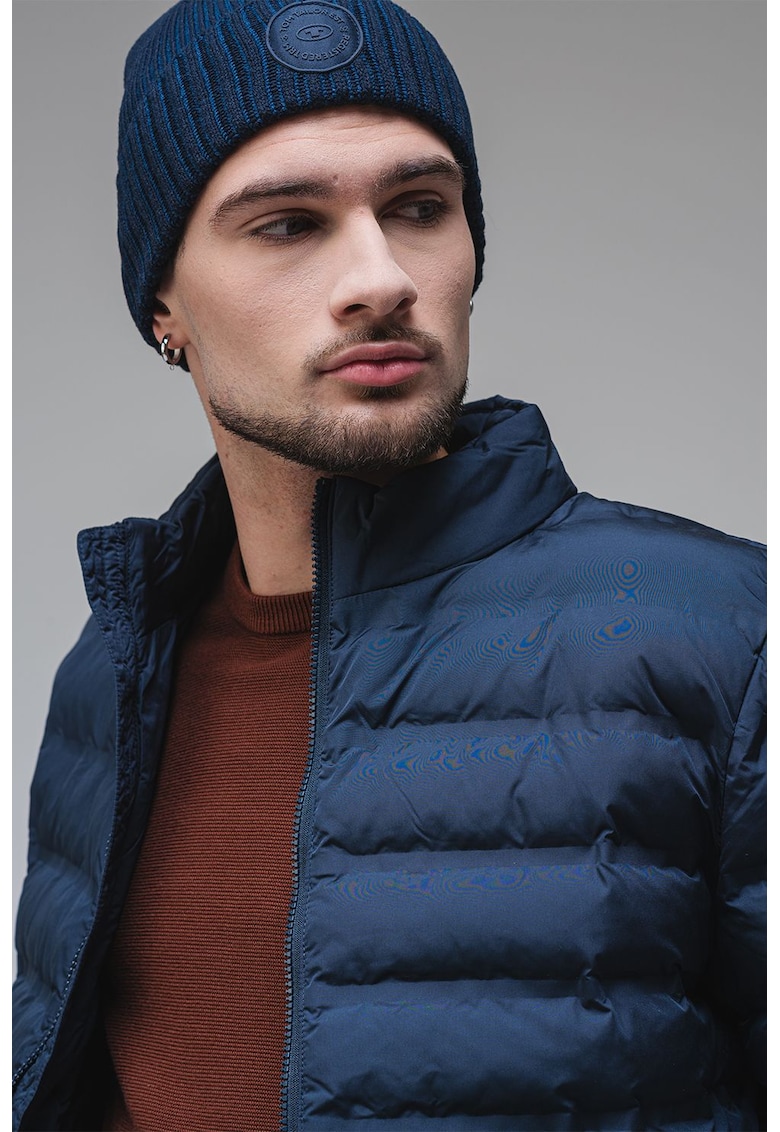 Geaca matlasata Creston - Bleumarin