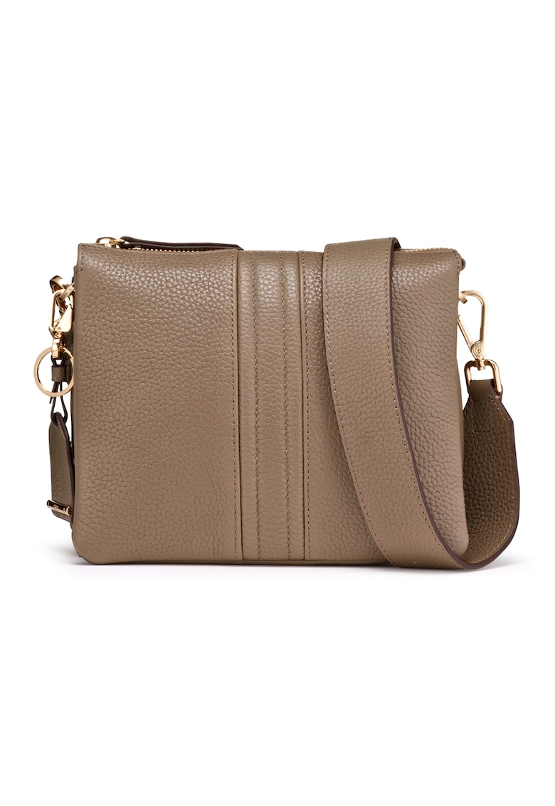 Geanta crossbody din piele cu bareta detasabila