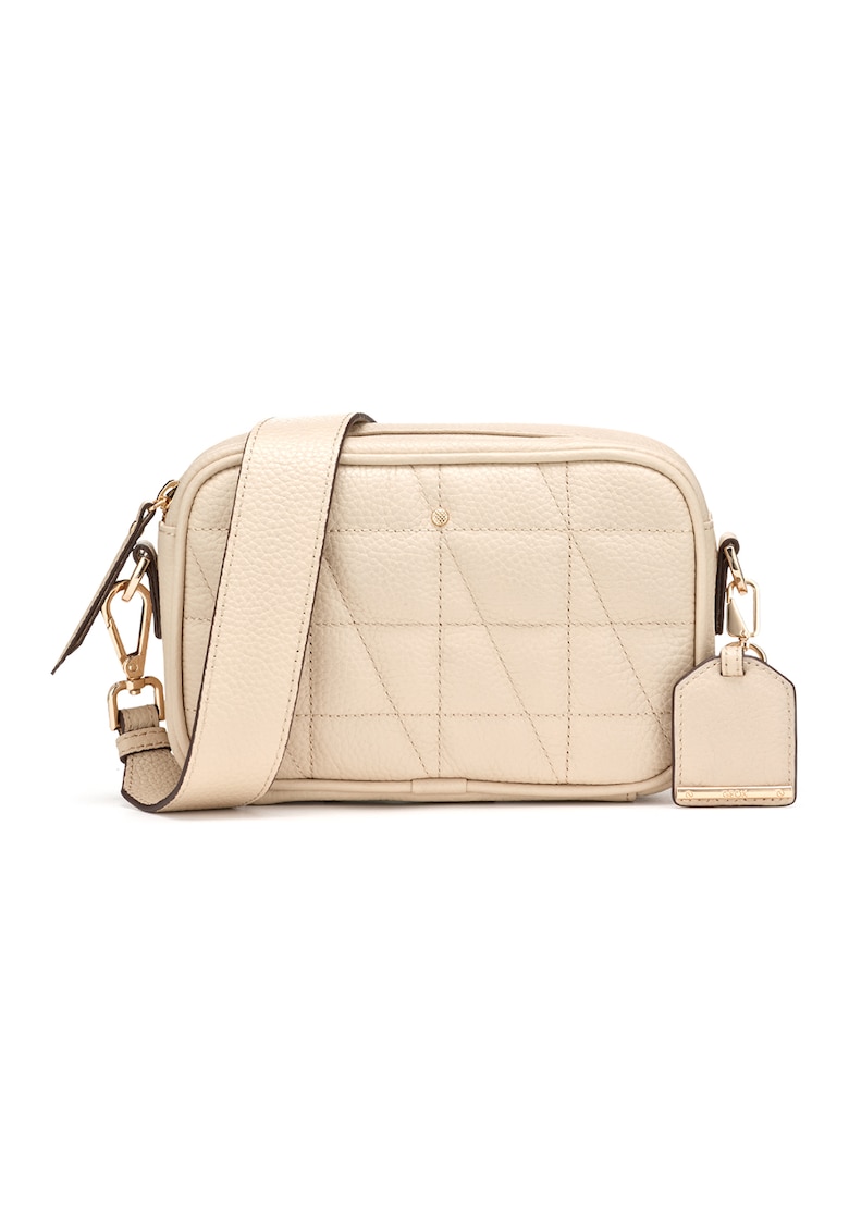 Geanta crossbody de piele cu aspect matlast Narcisia