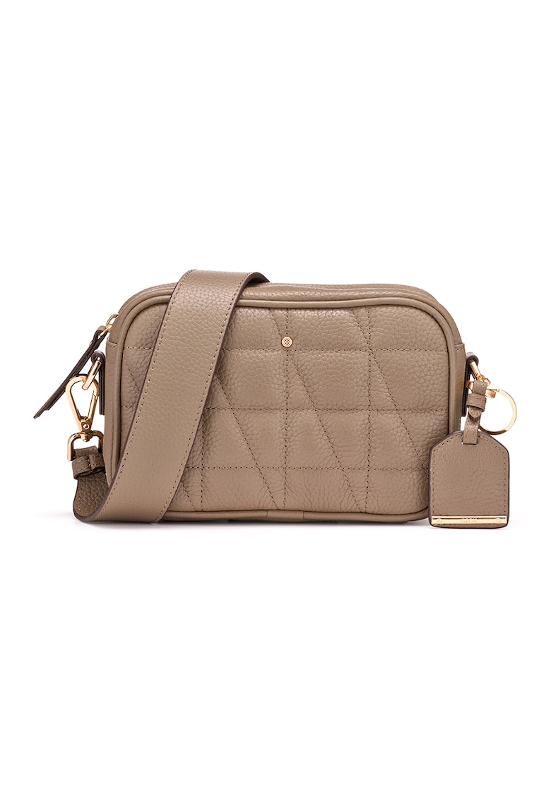 Geanta crossbody de piele cu aspect matlast Narcisia