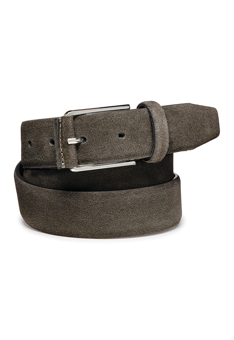 Curea de piele intoarsa cu catarama metalica