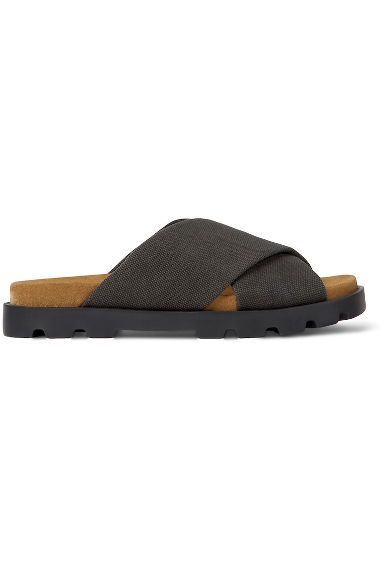 Papuci cu barete incrucisate Brutus 27395 - Gri