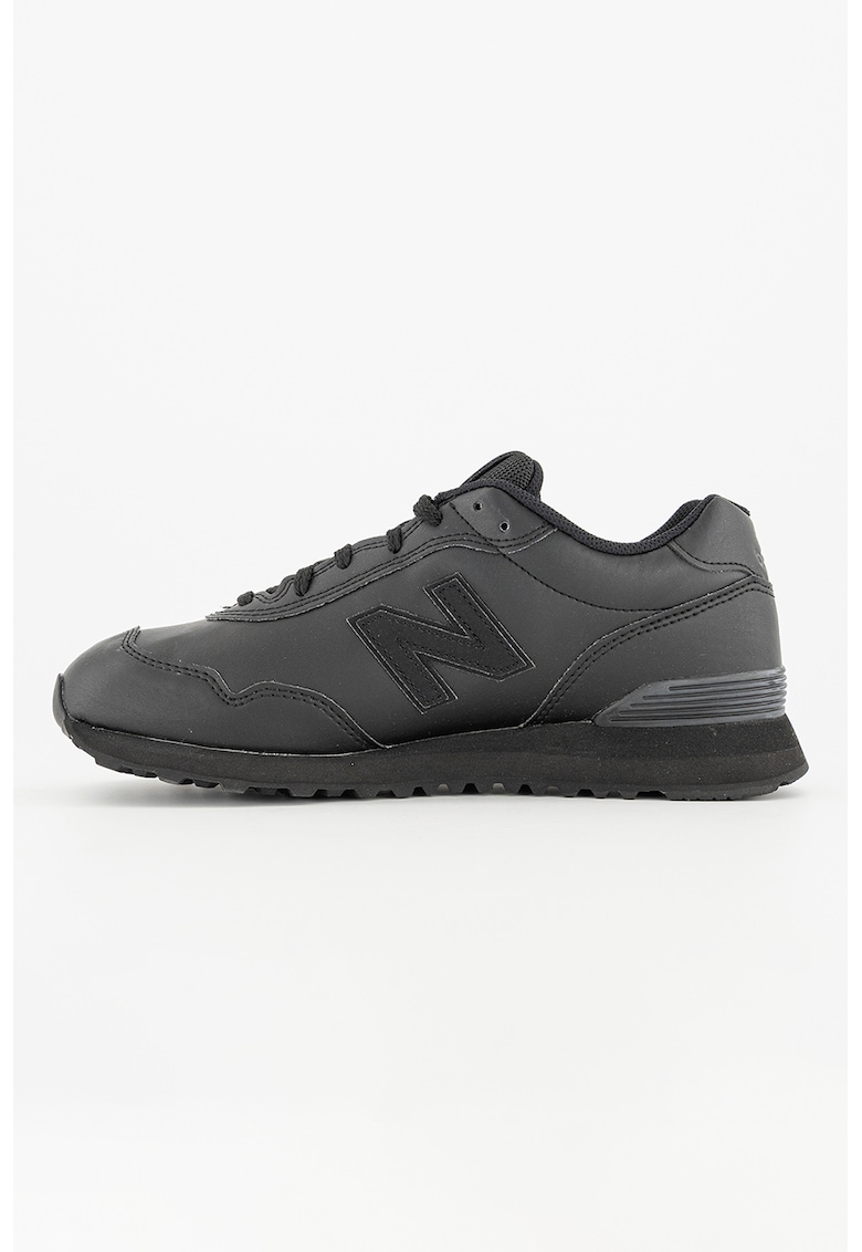 Pantofi sport low cut din piele 515 - Negru