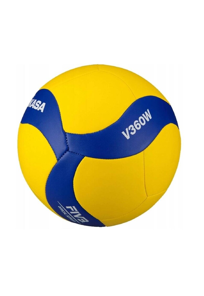 Minge volei - poliuretan - marimea 5 - galben/albastru