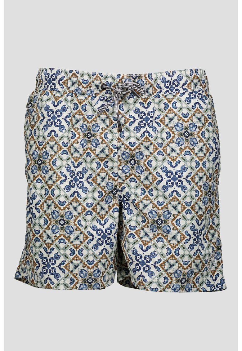 Pantaloni scurti de baie cu model grafic Fiji