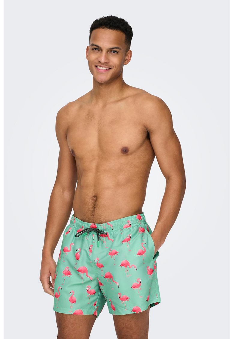 Pantaloni scurti de baie cu model