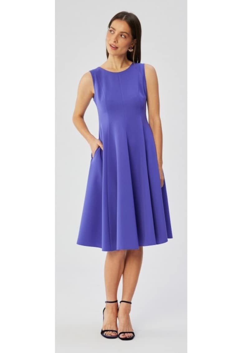 Rochie dama - evazata fara maneci - Poliester - 45872