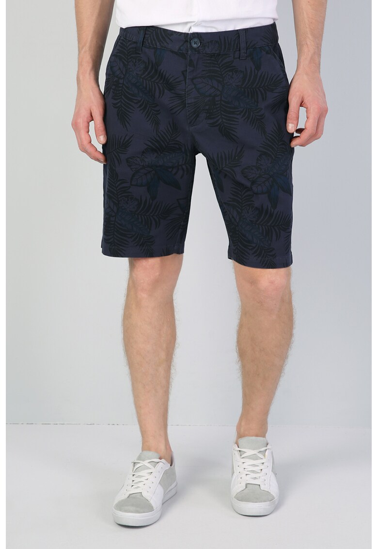 Pantaloni scurti chino cu imprimeu tropical
