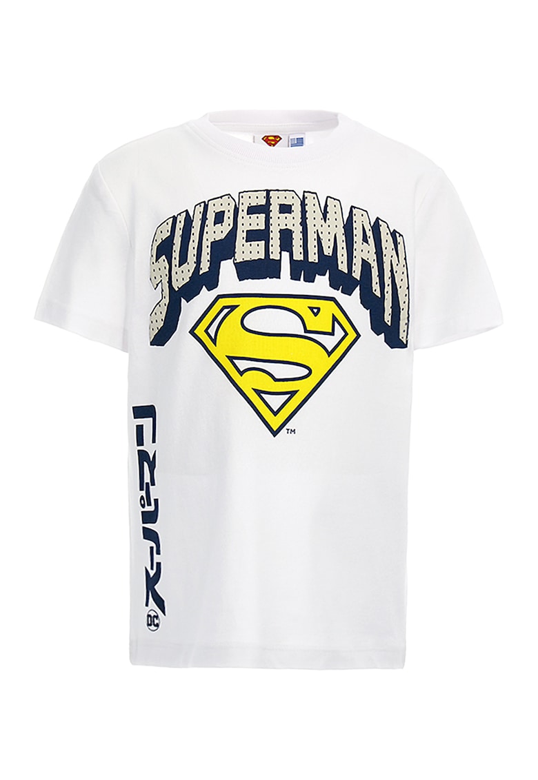 Tricou din bumbac cu imprimeu cu Super-Man