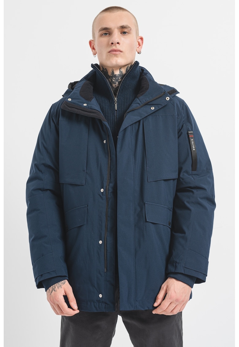 Geaca cu buzunare frontale