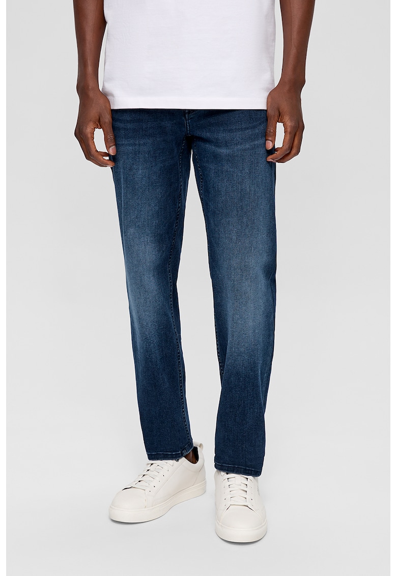 Blugi slim fit Nelio - Albastru inchis