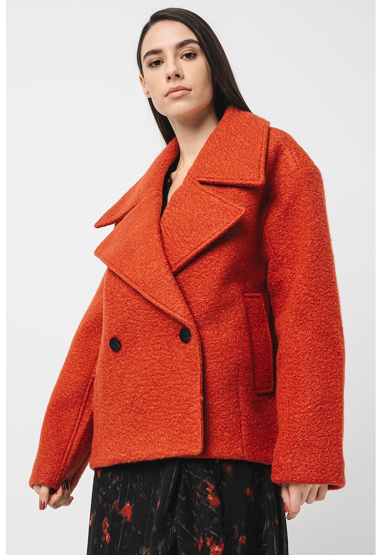 Palton supradimensionat cu maneci cazute