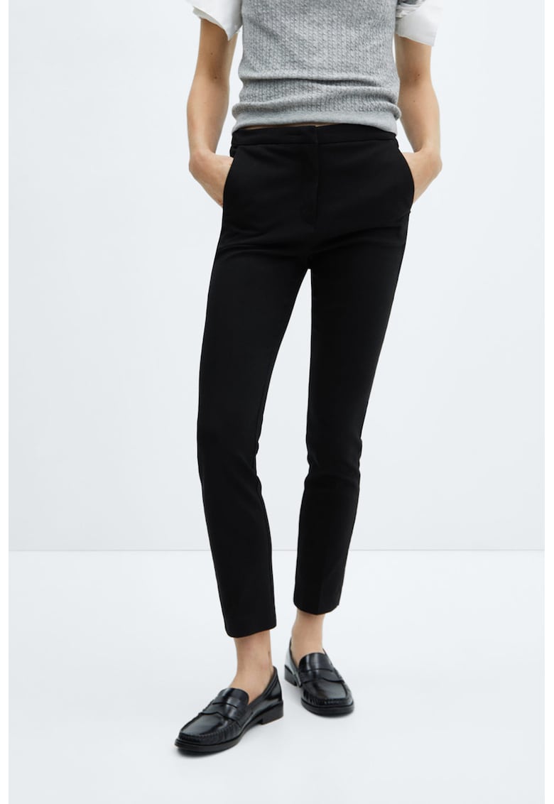 Pantaloni crop slim fit