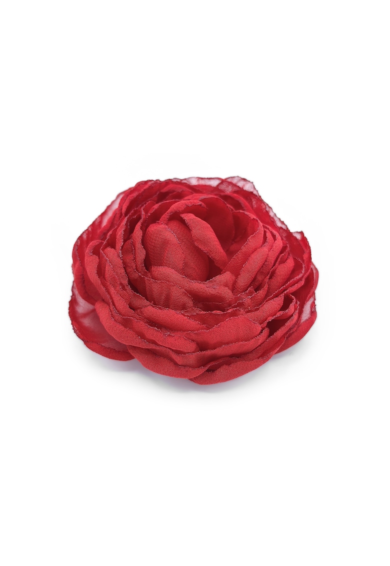 Brosa eleganta floare bujor - voal - Rosu