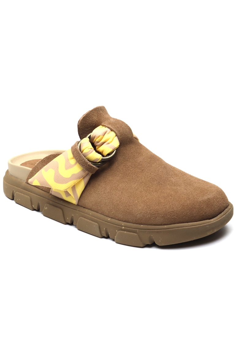Papuci dama JL41610A-cognac - Maro