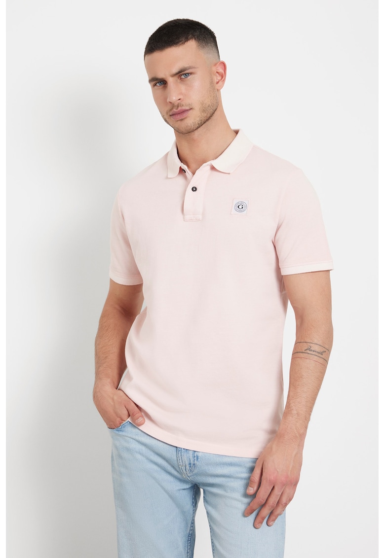 Tricou polo cu aplicatie logo