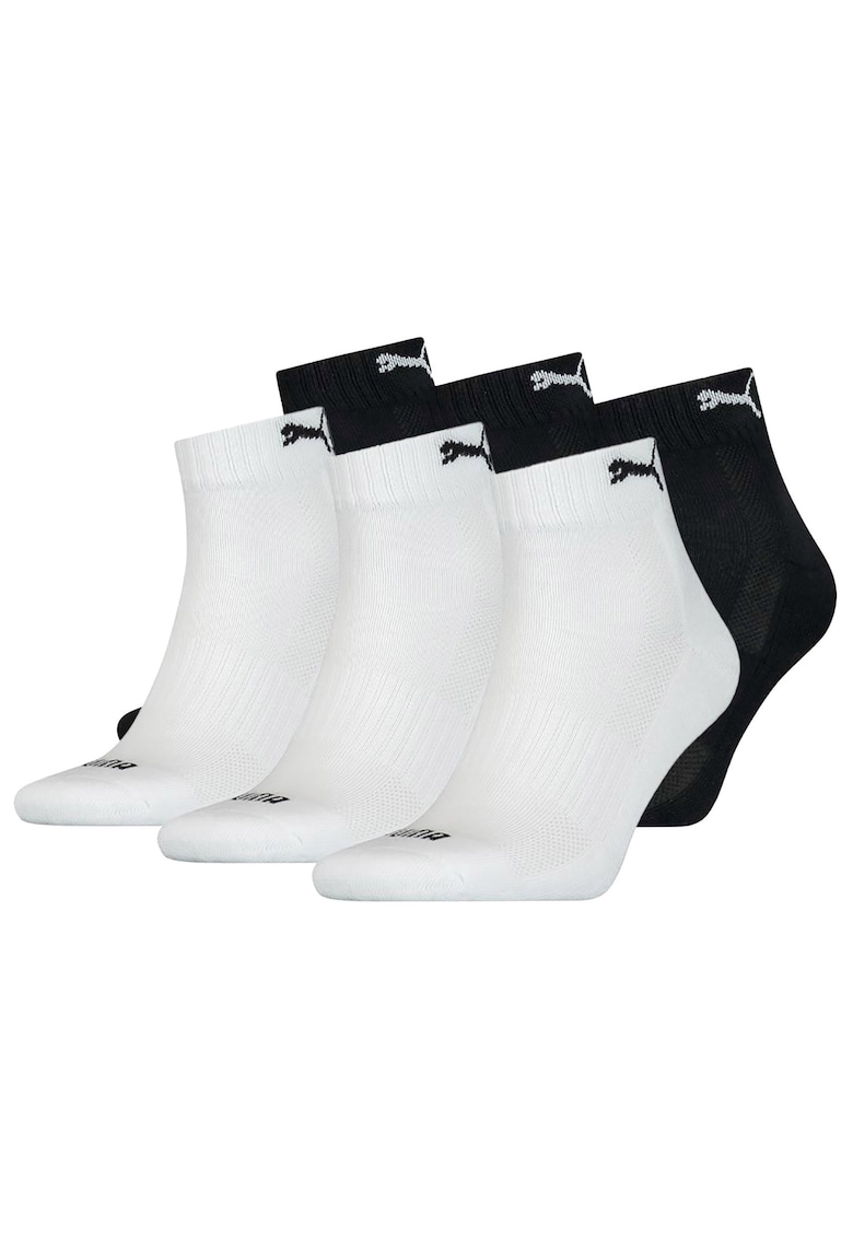 Set de sosete unisex cu logo - pana la glezna - 6 perechi