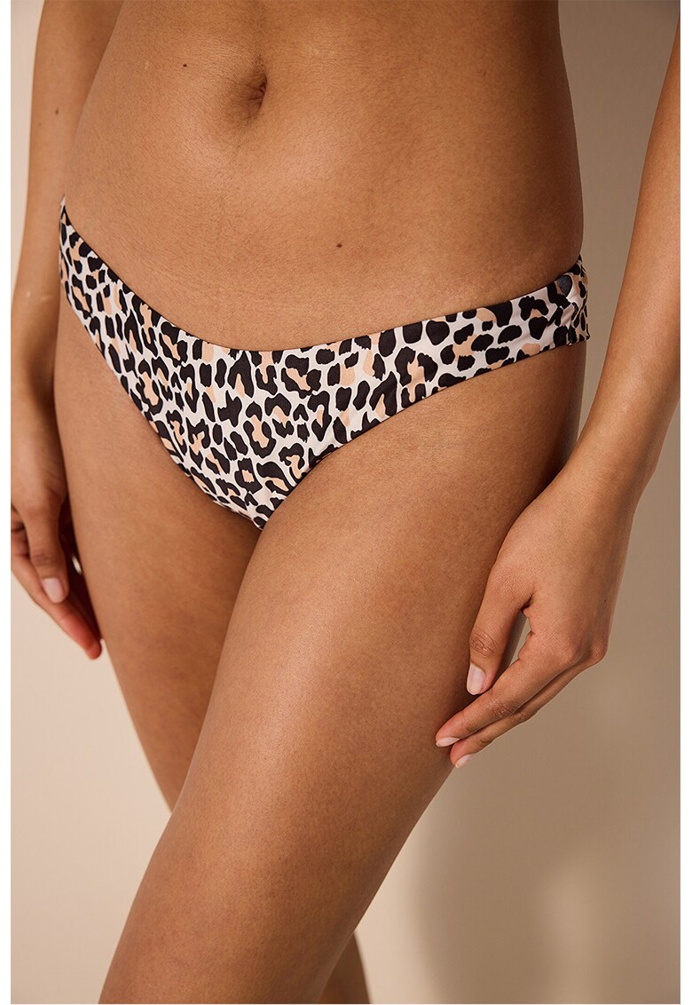 Slip brazilian cu animal print