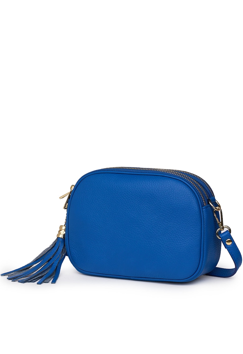 Poseta din piele cu trei compartimente Felicia verde Poseta din piele cu trei compartimente Felicia verde