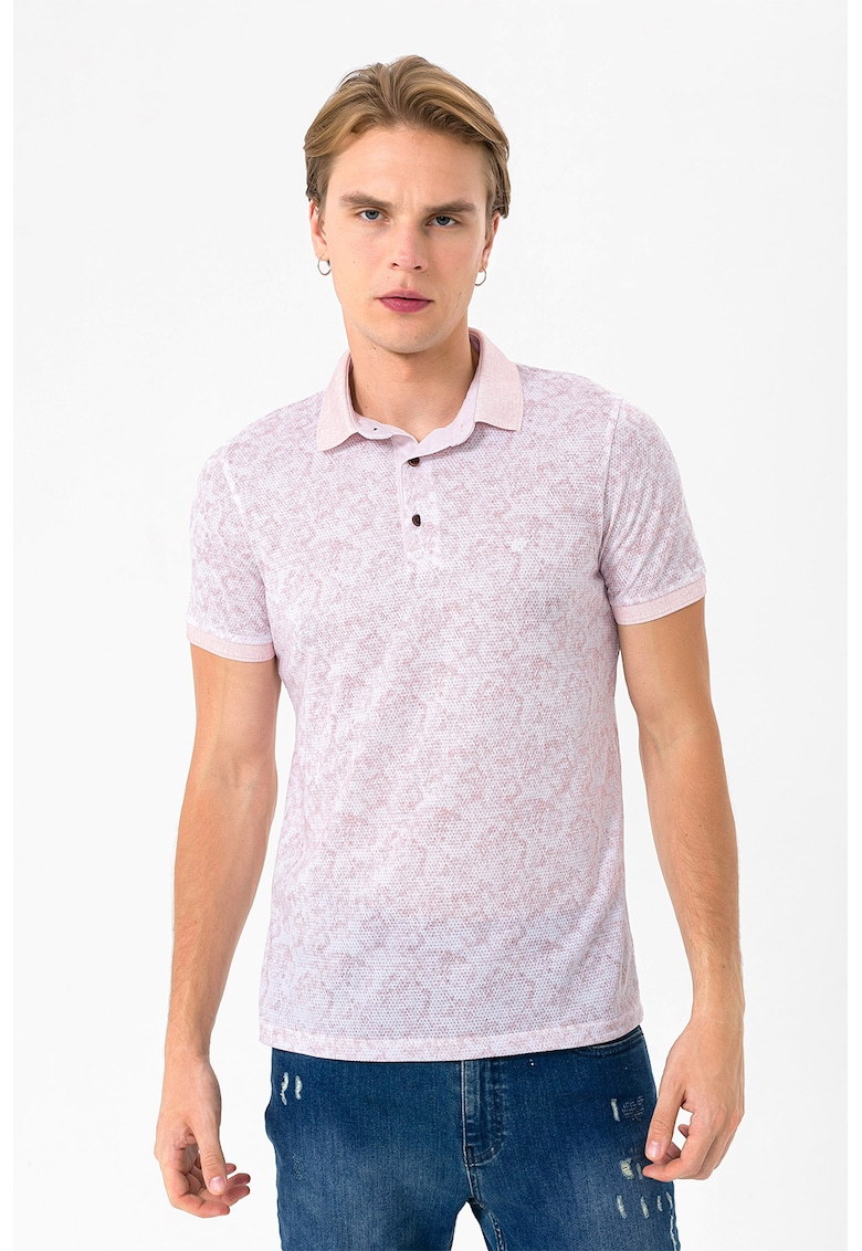 Tricou polo cu imprimeu