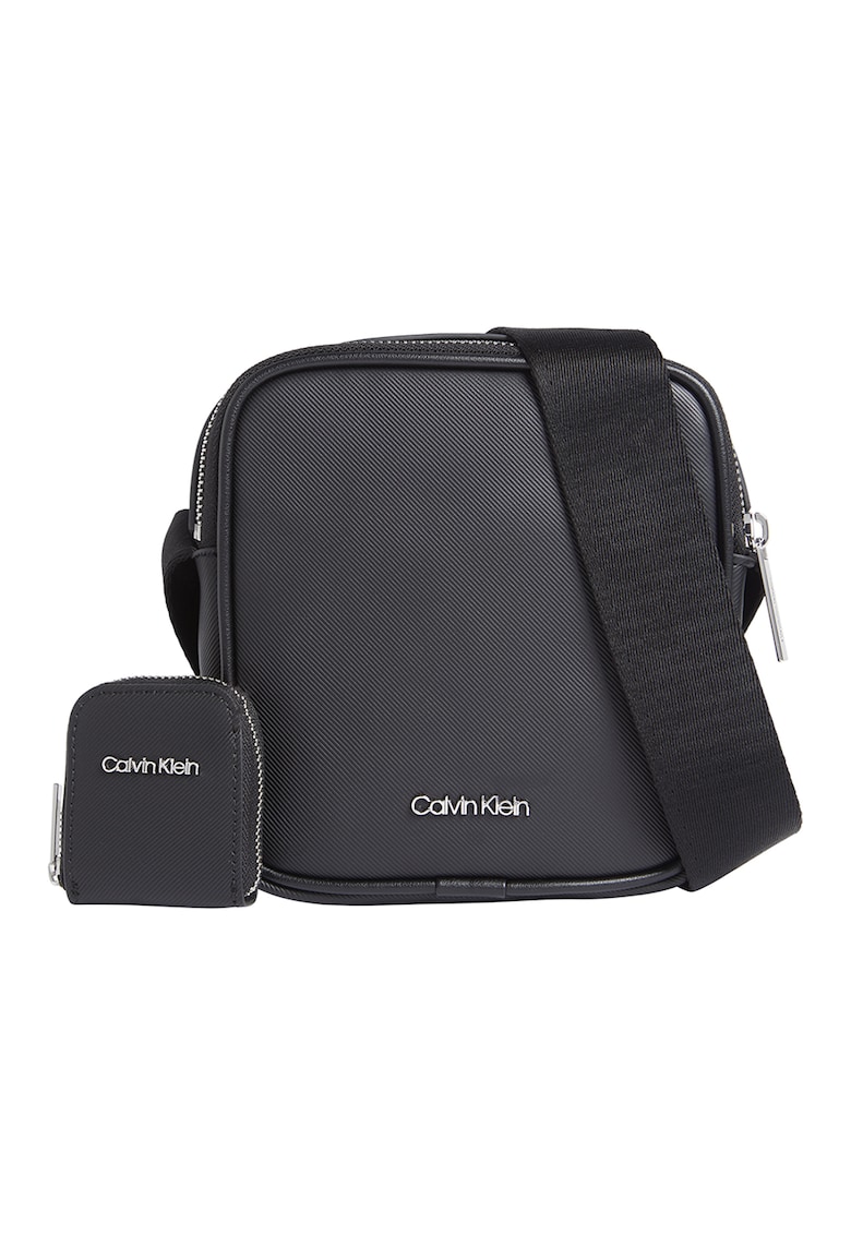 Geanta crossbody cu etui exterior