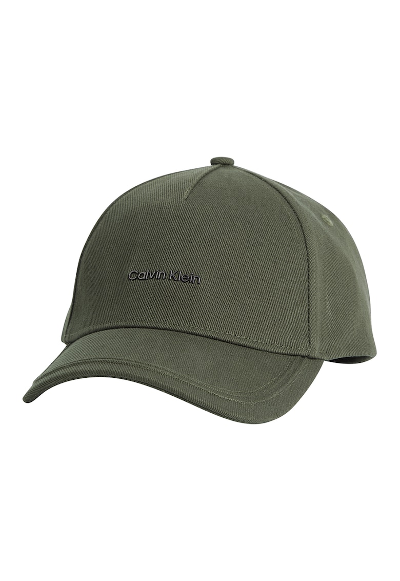 Sapca ajustabila de bumbac cu logo - Verde sparanghel