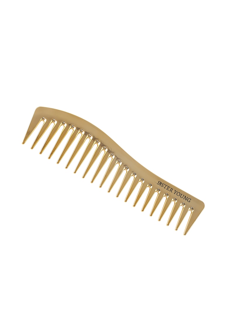 Pieptine pentru par ZURI GOLD - antistatic - 18cm - auriu