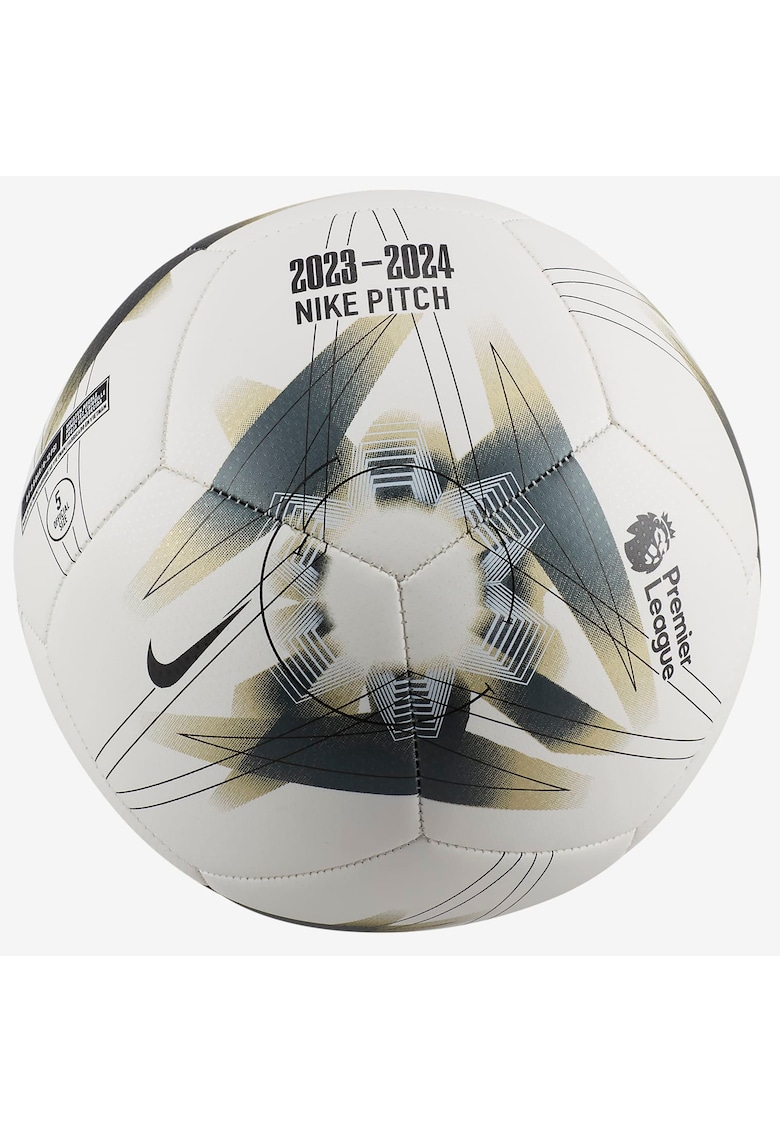 Minge fotbal Premier League Pitch - marime - Alb/Auriu