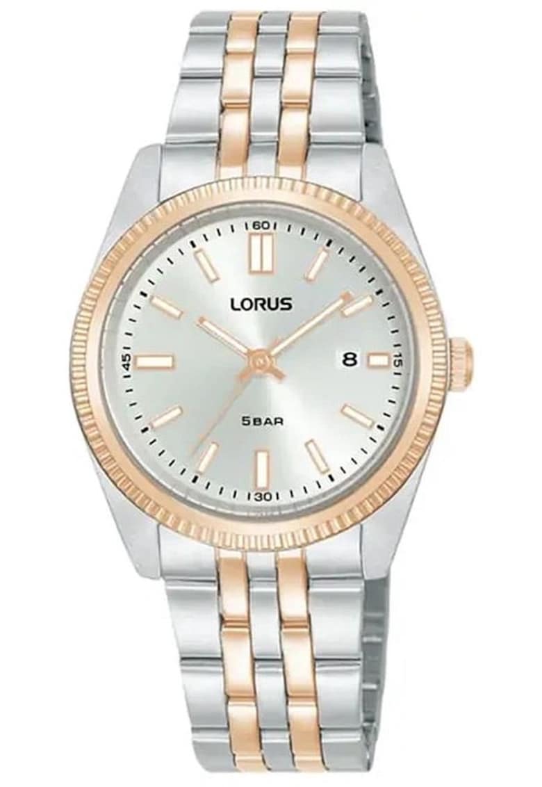 Ceas dama - Otel - Mecanism Quartz - Auriu/Argintiu